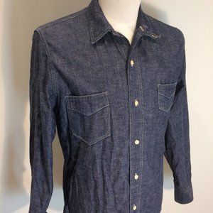 Levis Vintage Sunset Size M Chambray Indigo Shirt